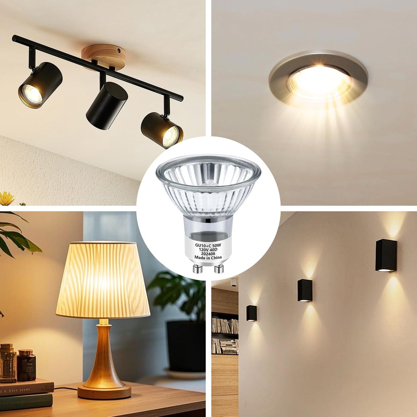 seenlast 2 Pack 120V Long Lasting,Warm White 2700K, for Candle Light